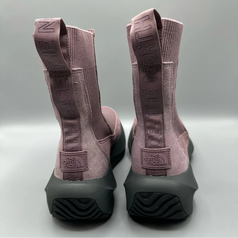 The North Face Knit Platform Leather Boots - Picture 6 of 10